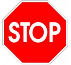 Panneau routier "Stop" AB4