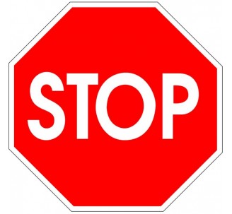 Panneau routier "Stop" AB4