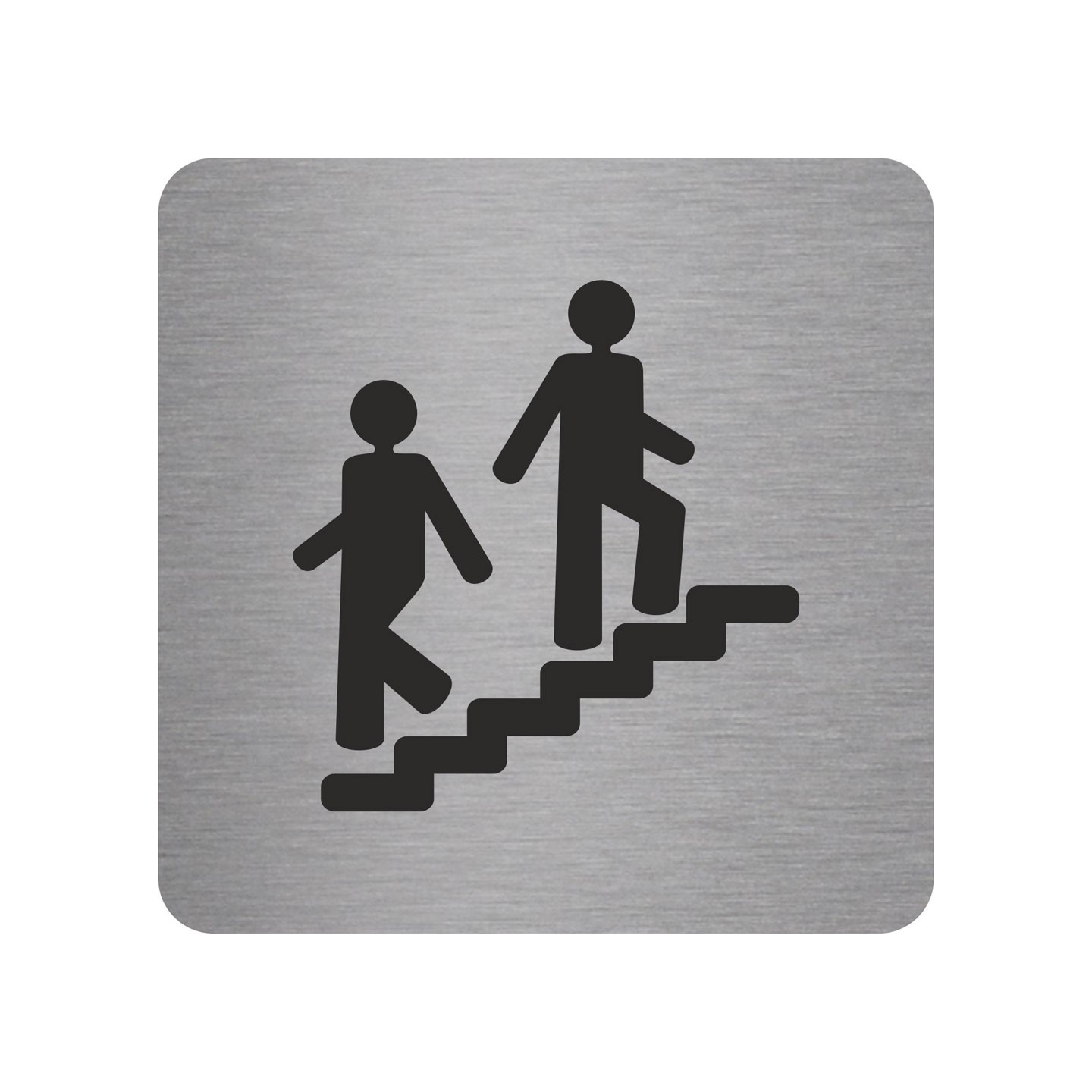 Pictogramme en alu en relief   "Escalier"