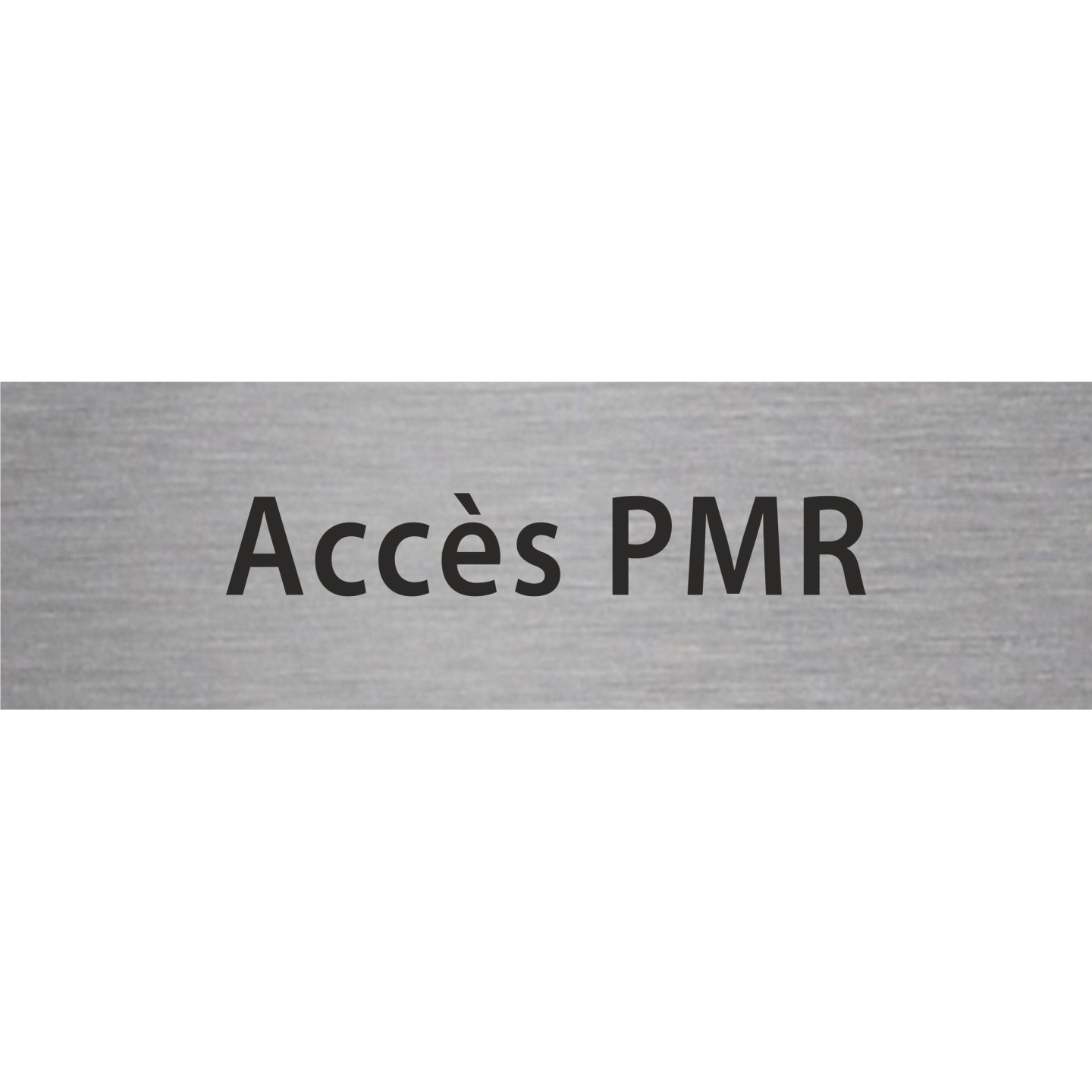 Plaque porte avec relief "Accès PMR"