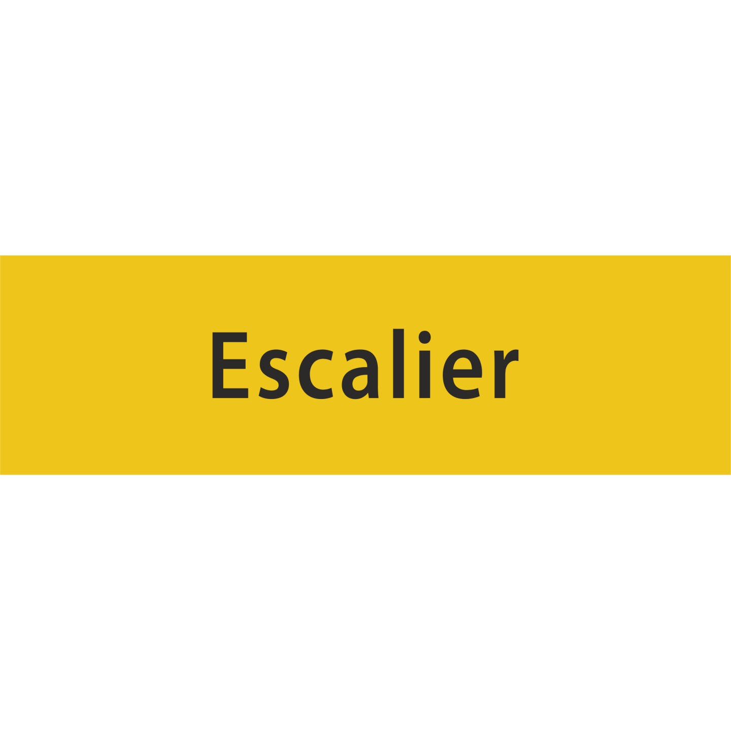 Plaque porte avec relief "Escalier"