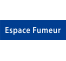 Plaque porte avec relief "Espace fumeur"