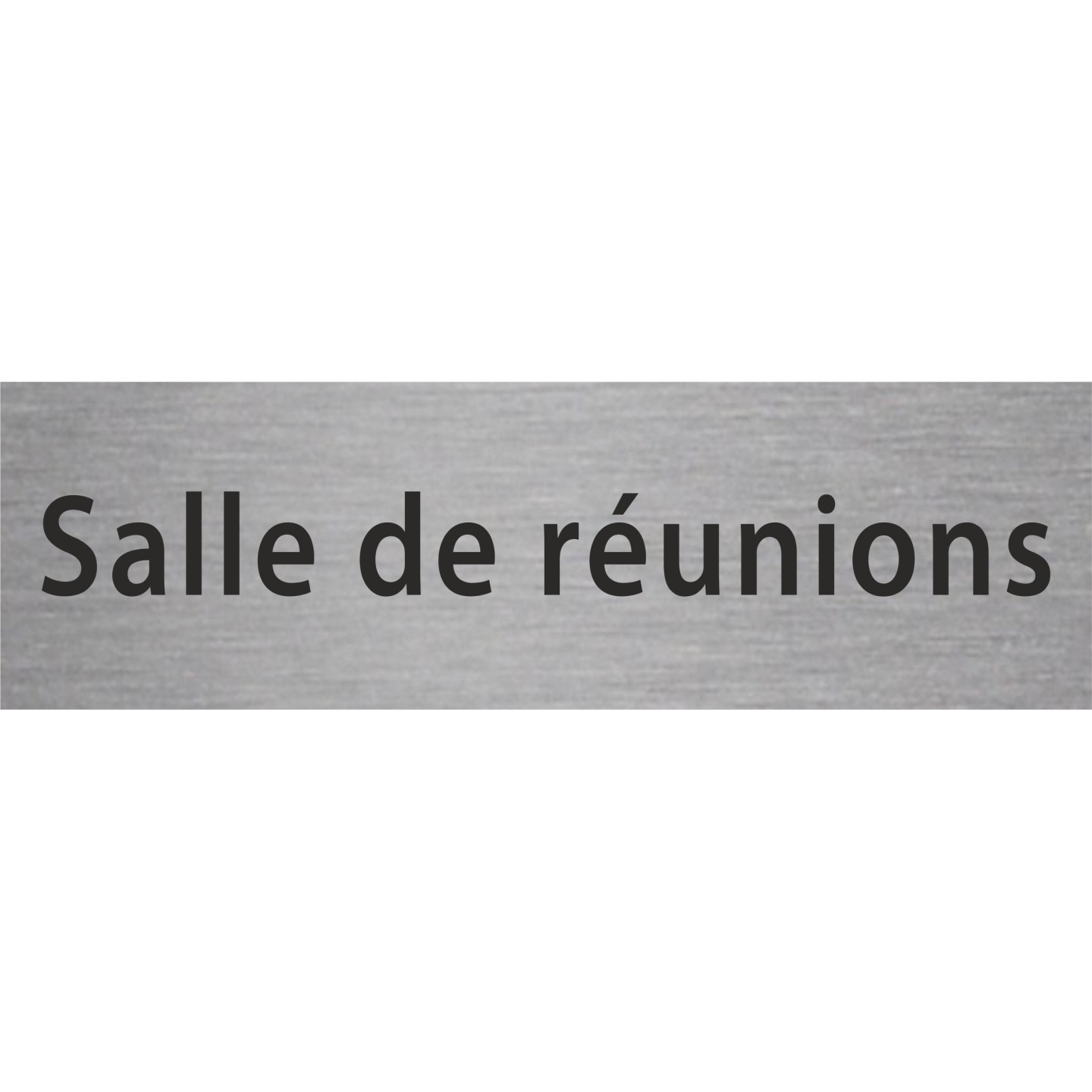 Plaque porte avec relief   "Salle de réunions"