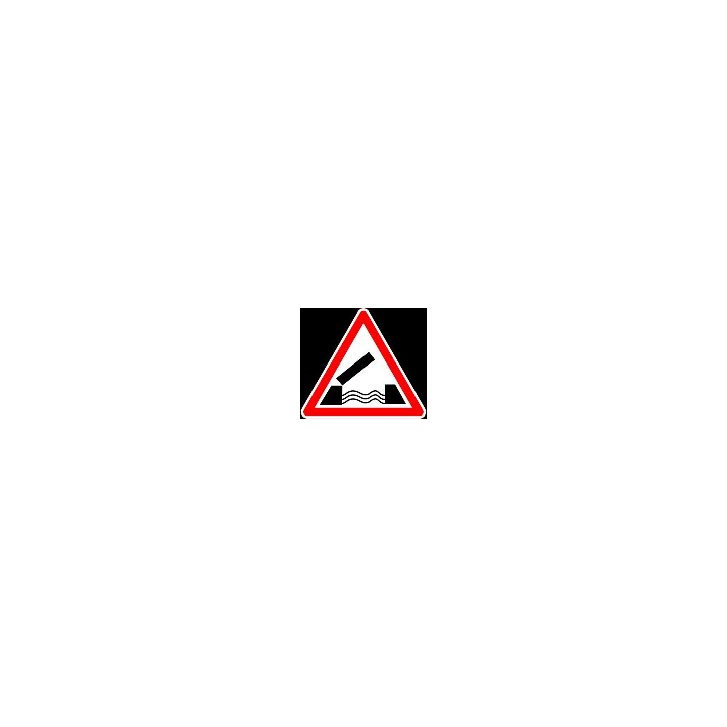 Panneau type routier Pont mobile ref:A6