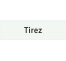 Plaque de porte rectangulaire "tirez" blanc