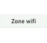 Plaque porte avec relief "Zone wifi"