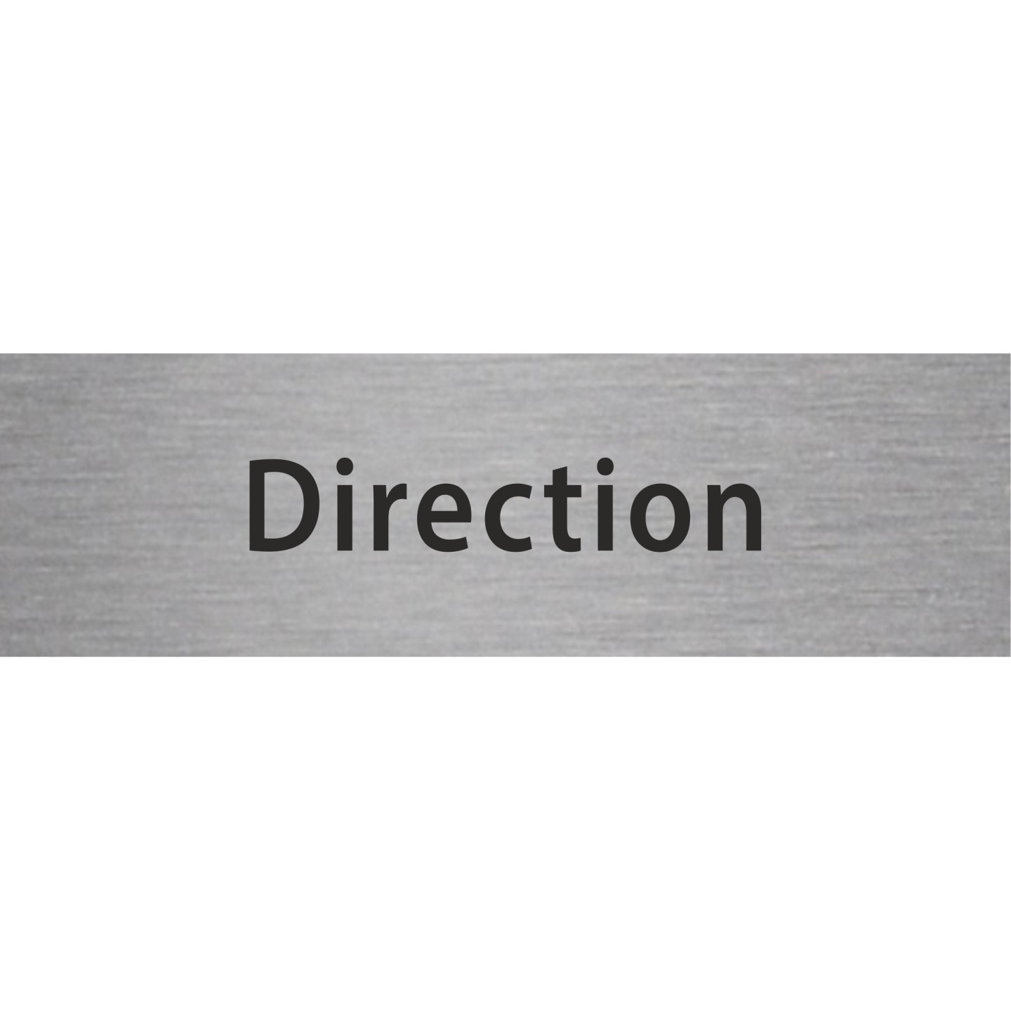 Plaque porte avec relief   "Direction"