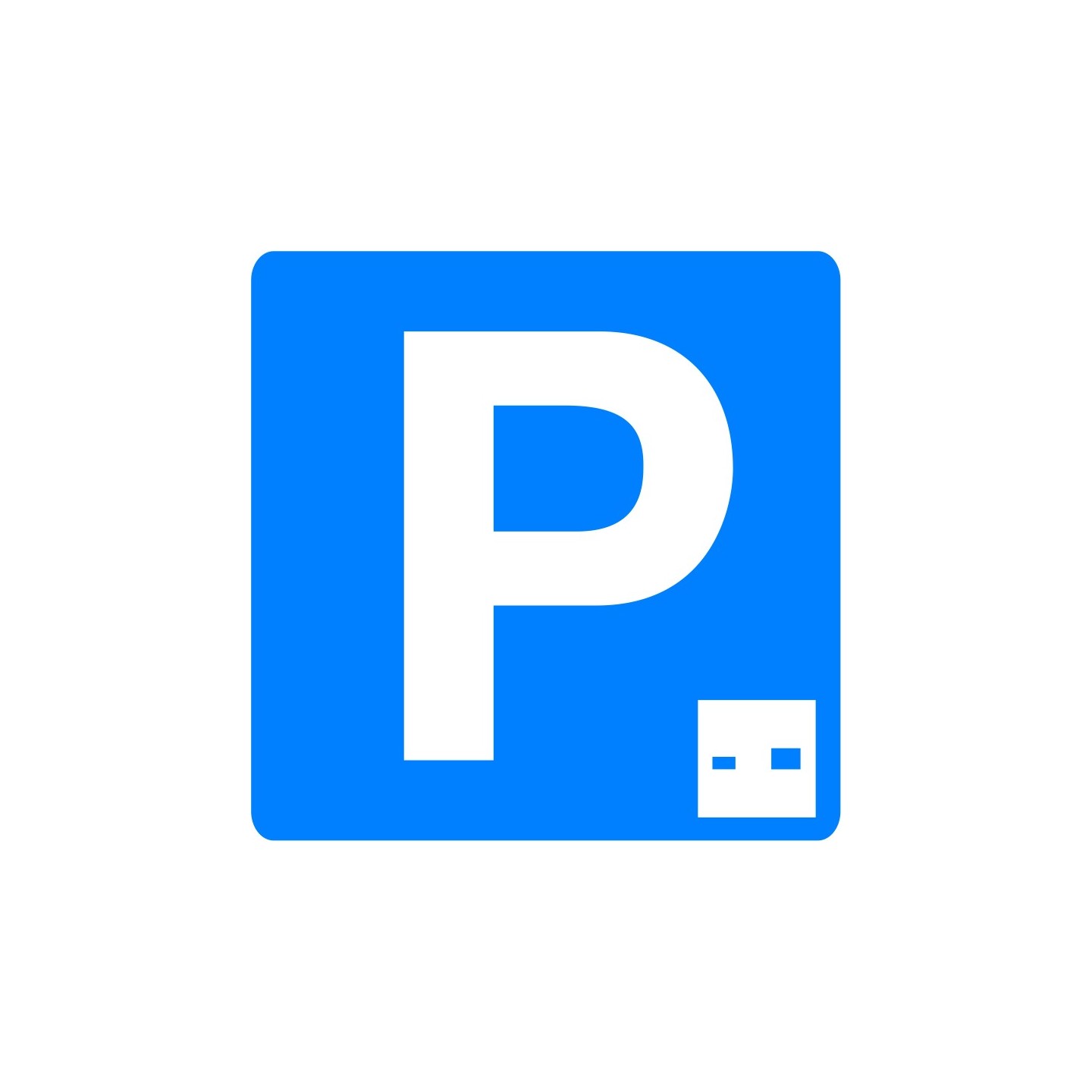 Panneau Lieu aménagé stationnement gratuit durée limitée