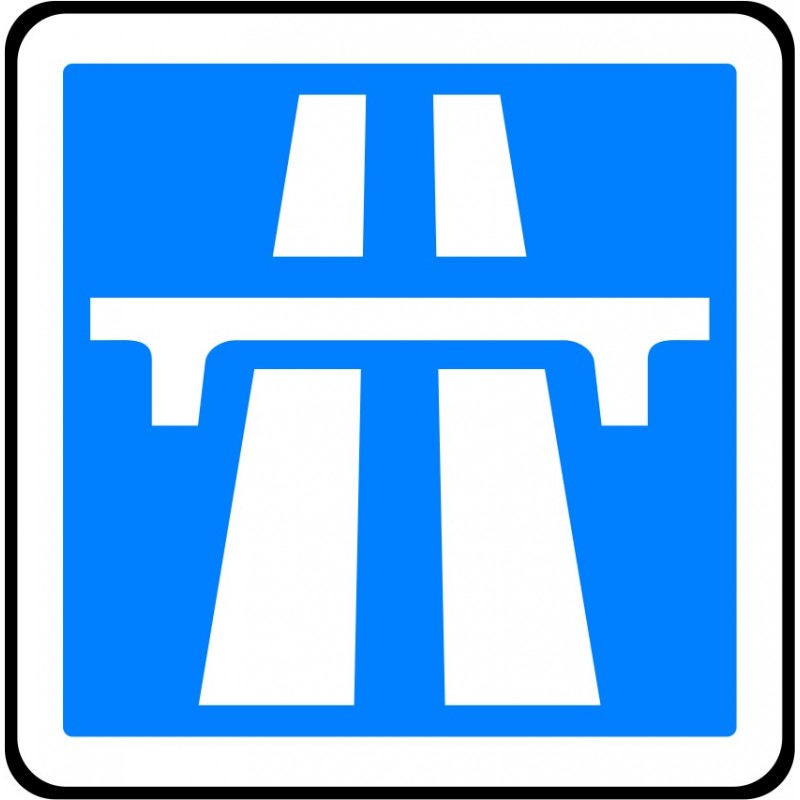 Panneau type routier Début d