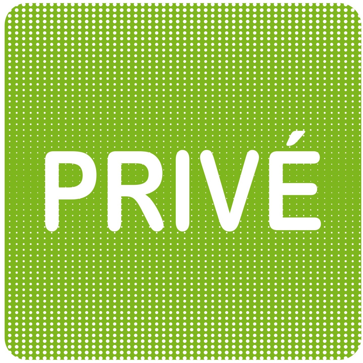 Plaque de porte "Point Picto" - Privé