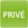 Plaque de porte "Point Picto" - Privé