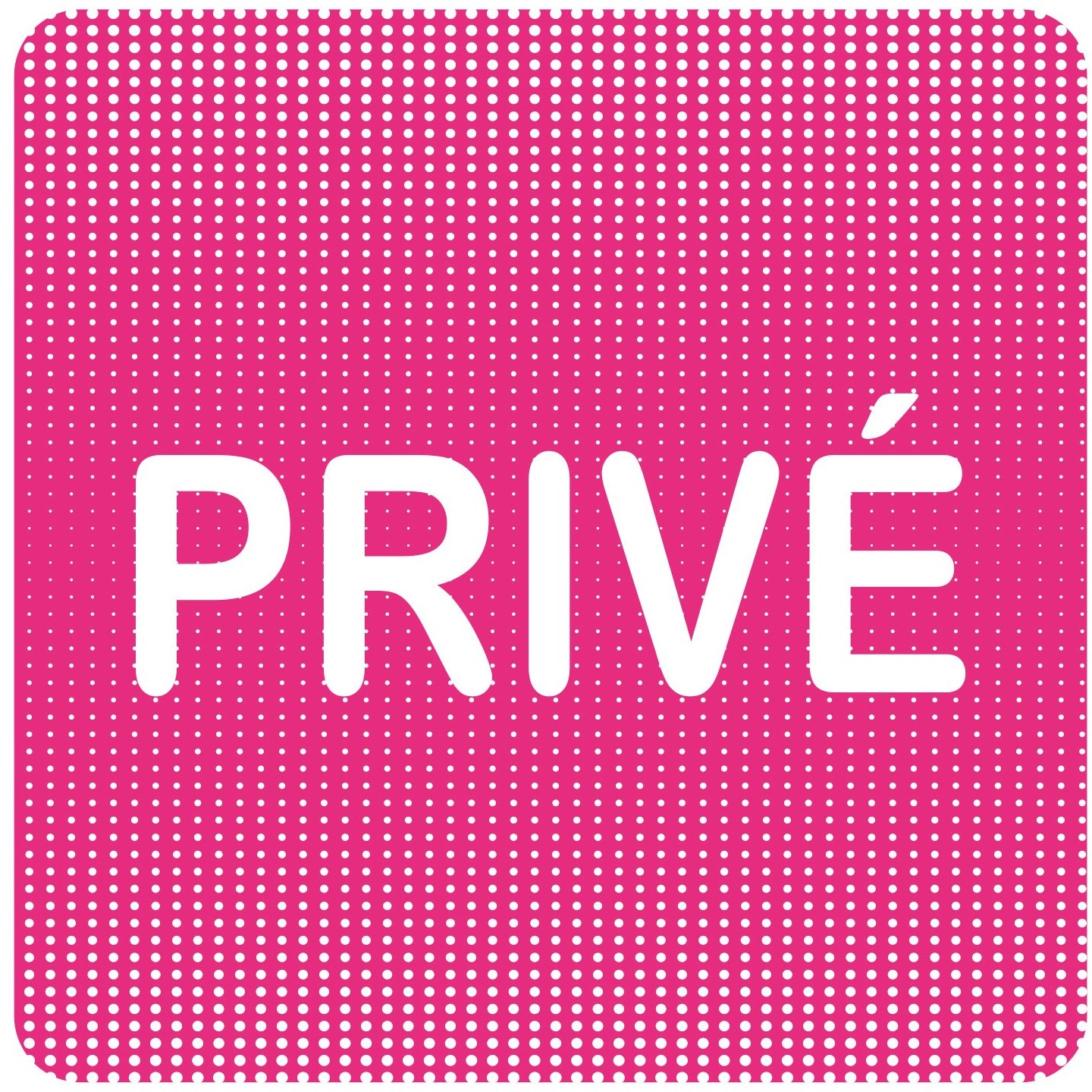 Plaque de porte "Point Picto" - Privé