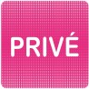Plaque de porte "Point Picto" - Privé