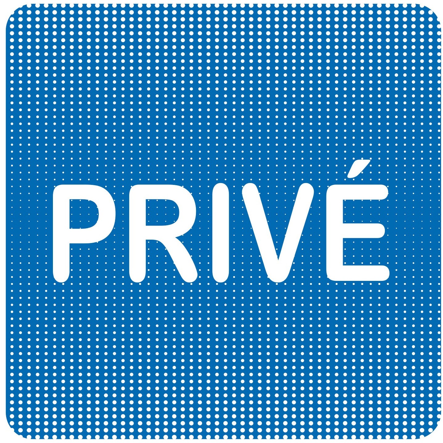 Plaque de porte "Point Picto" - Privé