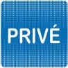 Plaque de porte "Point Picto" - Privé