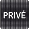 Plaque de porte "Point Picto" - Privé