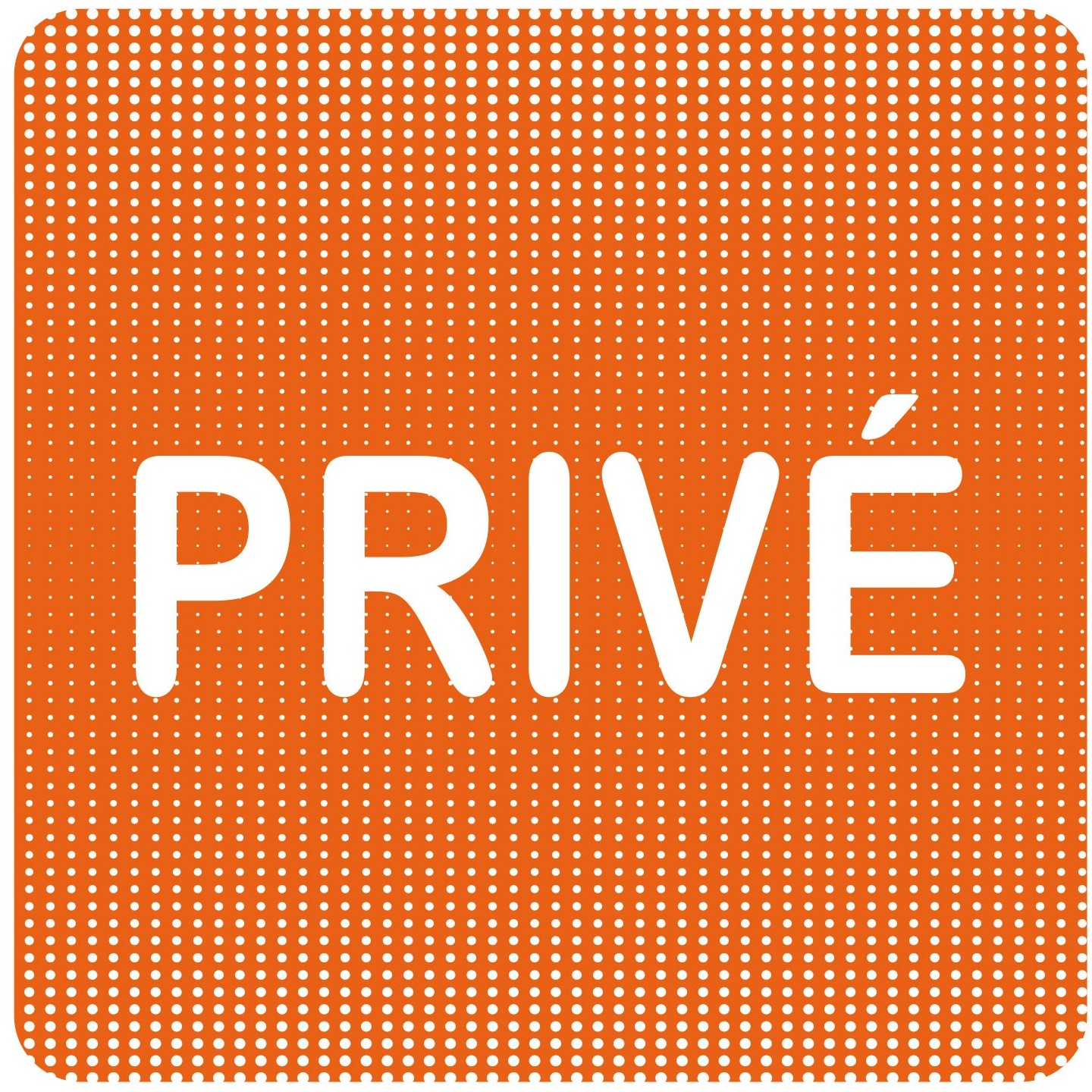 Plaque de porte "Point Picto" - Privé