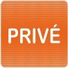 Plaque de porte "Point Picto" - Privé