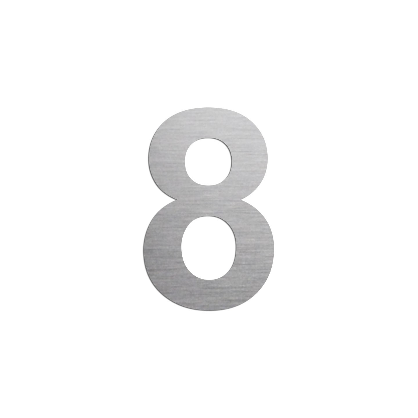 Chiffre "8" en aluminium, choisir la couleur et la dimension