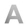 Lettre "A" en aluminium, coloris et dimensions au choix