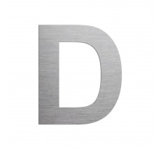 Lettre "D" en alu ou PVC découpé, coloris et dimensions au choix
