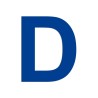 Lettre "D" en aluminium découpé, coloris et dimensions au choix