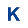 Lettre "K" en aluminium découpé, 5 couleurs 2 hauteurs