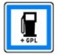 Panneau ou kit type routier "Poste de carburant 7/7 et 24/24 + GPL" ref:CE15c