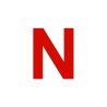 Lettre "N" en aluminium découpé, coloris et dimensions au choix