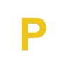Lettre "P" en aluminium découpé, coloris ou dimensions au choix