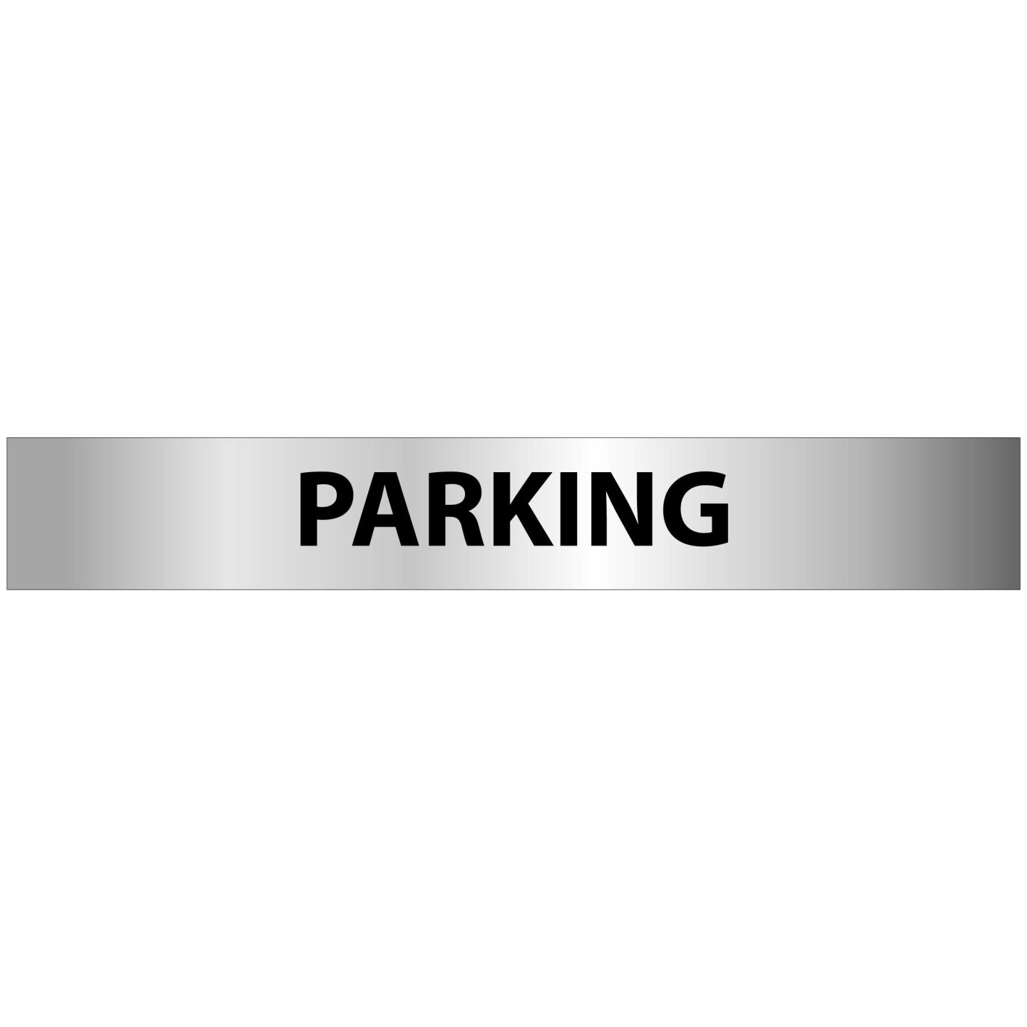 Plaque alu dim:120x800 mm "PARKING"
