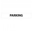 Plaque alu dim:120x800 mm "PARKING"