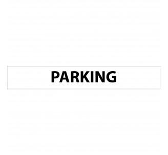 Plaque alu dim:120x800 mm "PARKING"