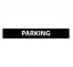 Plaque alu dim:120x800 mm "PARKING"