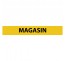 Plaque alu dim:120x800 mm "MAGASIN"