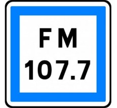 Panneau routier "Radio dédiée à la circulation routière" CE22