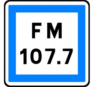 Panneau routier "Radio dédiée à la circulation routière" CE22