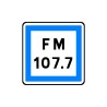 Panneau routier Radio dédiée à la circulation routière CE22