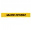 Plaque alu dim:120x800 mm "LIVRAISONS - EXPÉDITIONS"