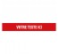 Plaque alu dim:120x800 mm "VOTRE TEXTE ICI"