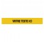 Plaque alu dim:120x800 mm "VOTRE TEXTE ICI"