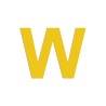 Lettre "W" en aluminium découpé, coloris et hauteur au choix
