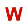 Lettre "W" en aluminium découpé, coloris et hauteur au choix