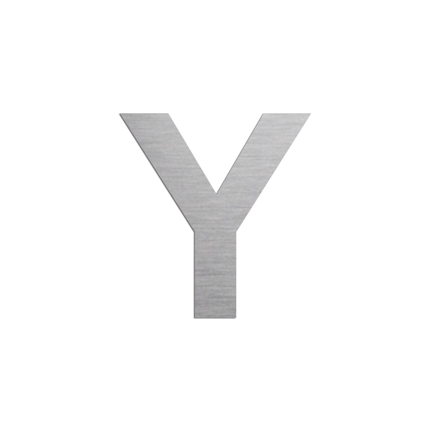 Lettre "Y" en alu découpé, dimensions et coloris au choix