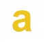 Lettre "a" minuscule en alu, coloris et dimensions au choix