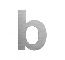 Lettre "b" minuscule en alu, couleurs et dimensions au choix