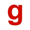 Lettre "g" minuscule en alu découpé, dimensions et coloris au choix