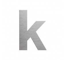 Lettre "k" minuscule en alu ou PVC découpé, couleurs au choix