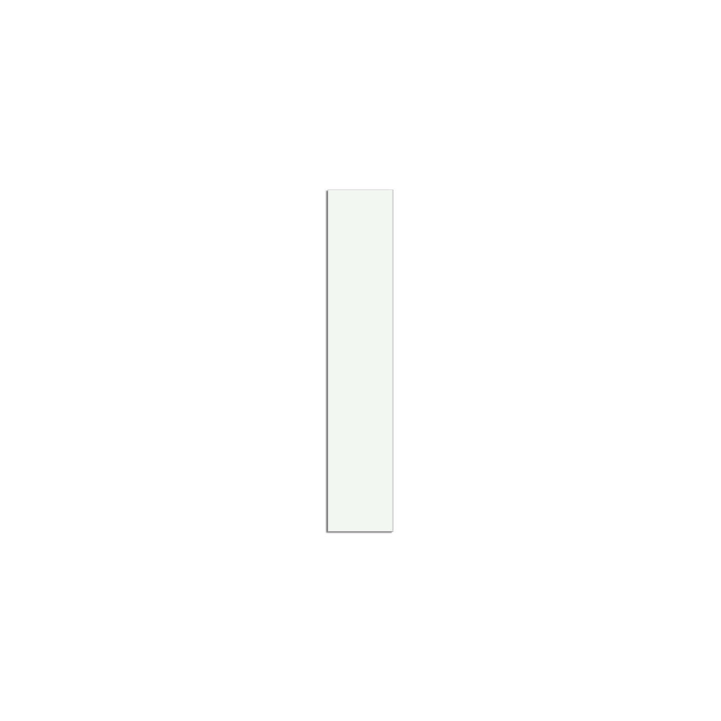 Lettre "l" minuscule en alu découpé, coloris et dimensions au choix