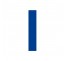 Lettre "l" minuscule en alu découpé, coloris et dimensions au choix